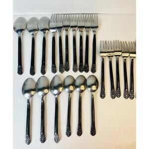 AVALON BARCELONA Gourmet Settings Stainless Steel Flatware 21 Piece Set